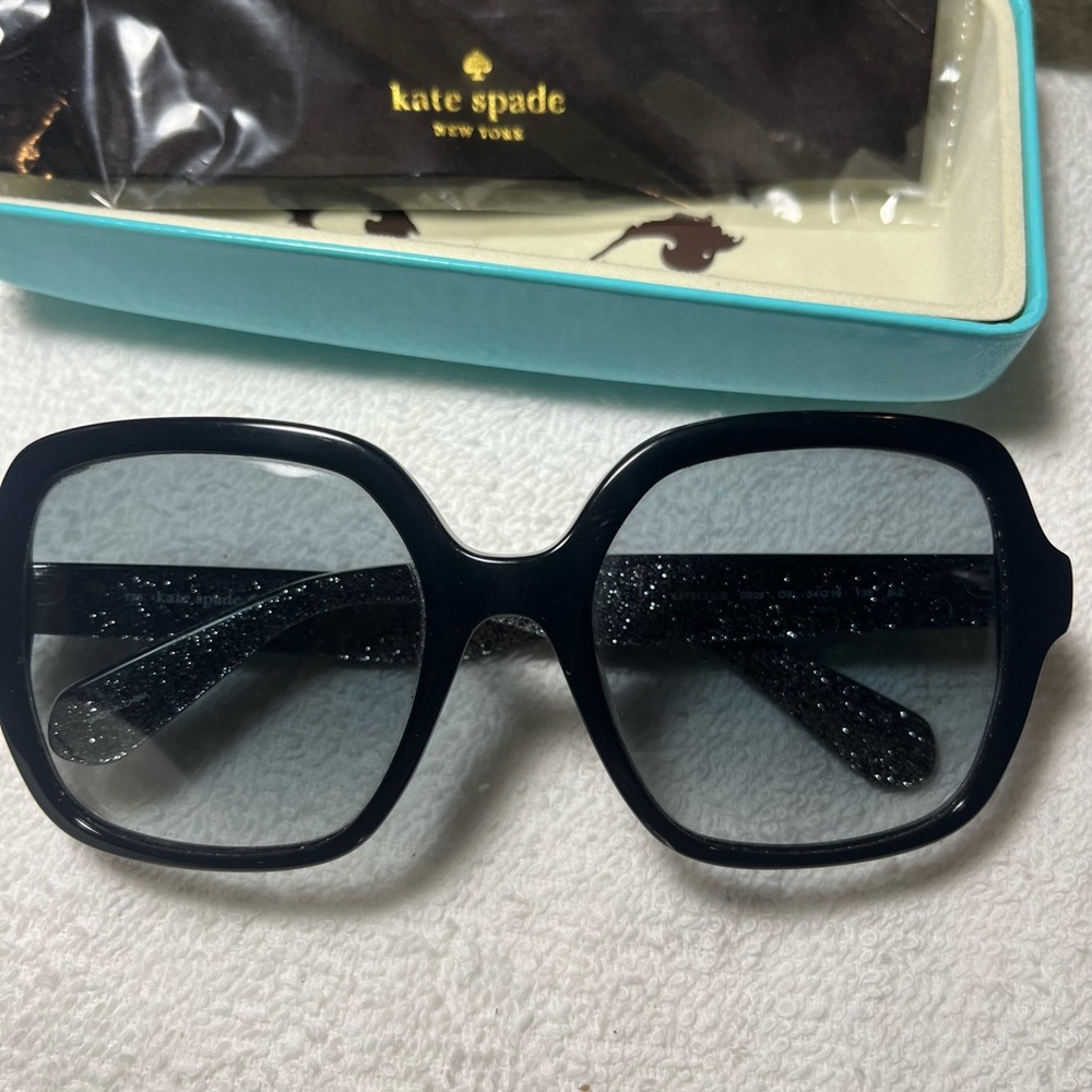 Kate Spade Black Square Sunglasses